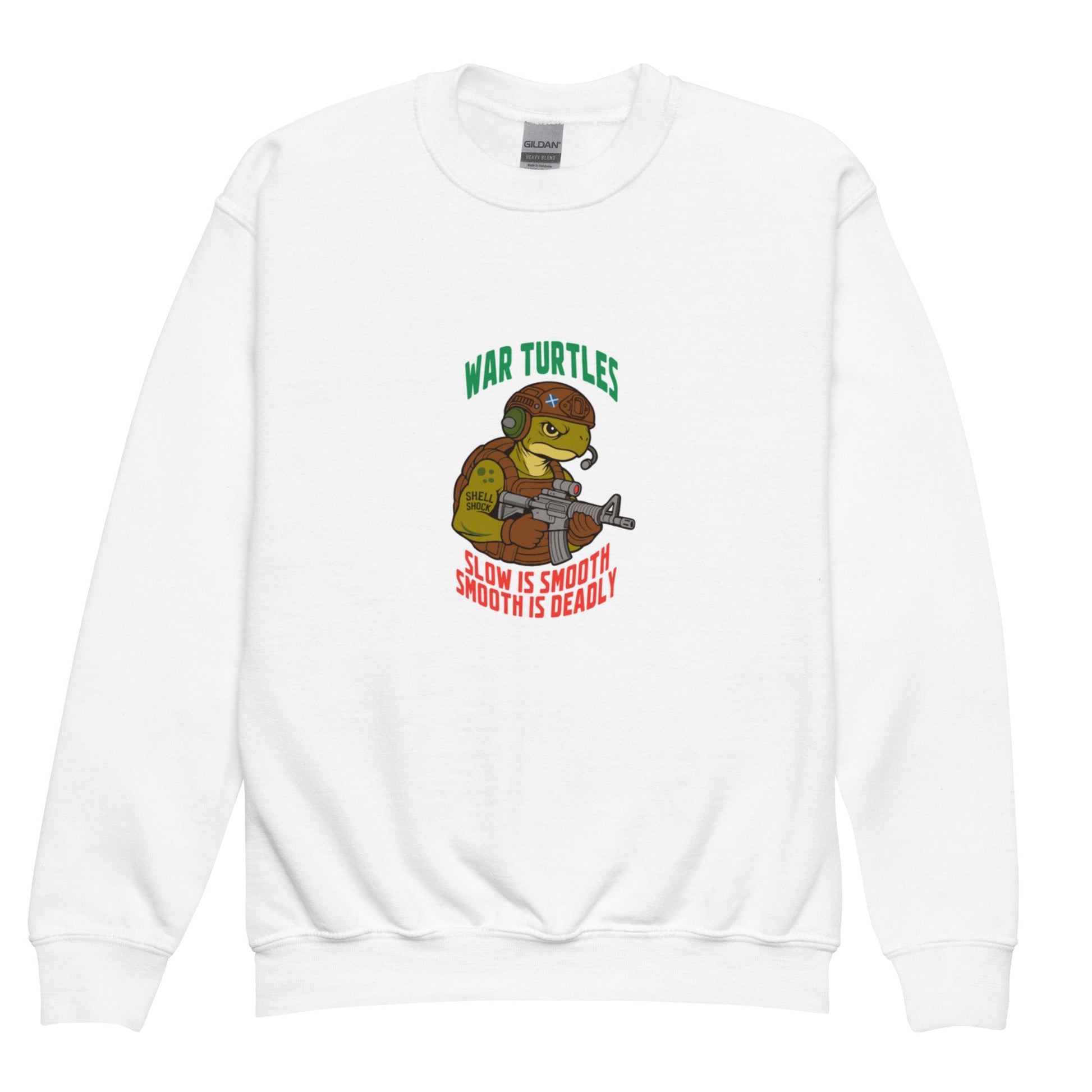 Classic | Youth Sweatshirt | War Turtles | Mascot Logo