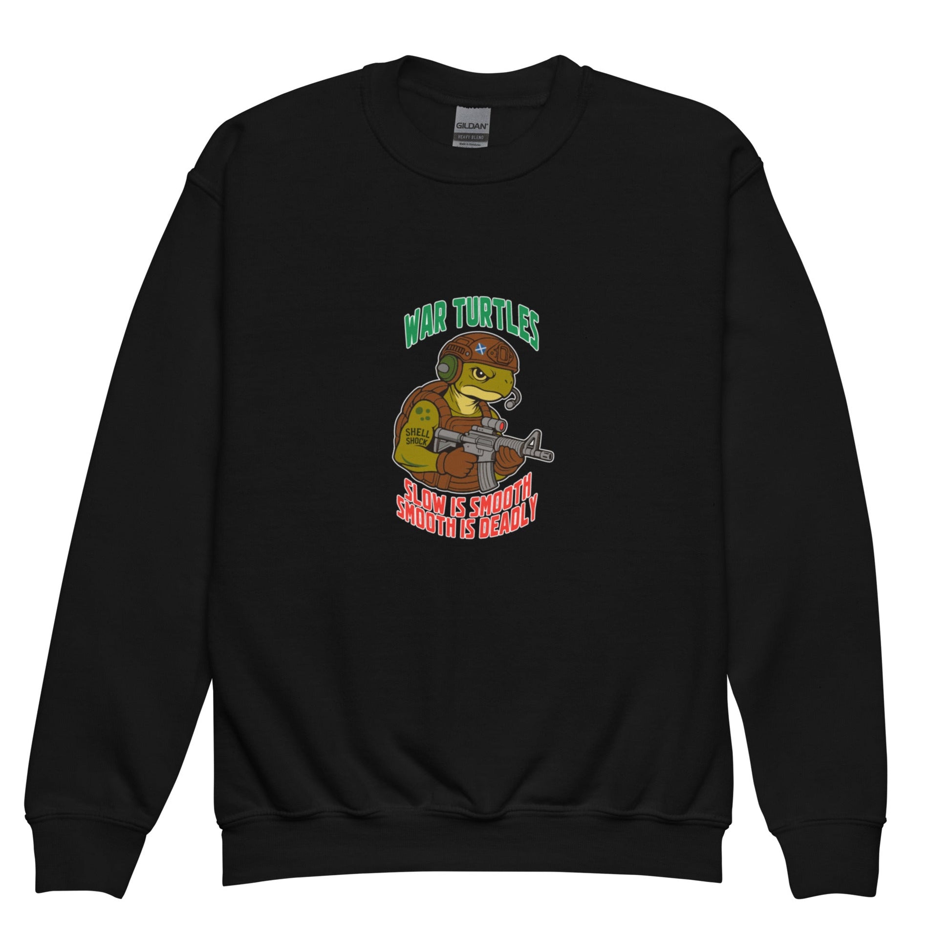 Classic | Youth Sweatshirt | War Turtles | Mascot Logo