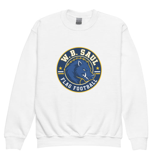 Classic | Youth Sweatshirt | W.B.Saul Razorbacks | Badge Logo