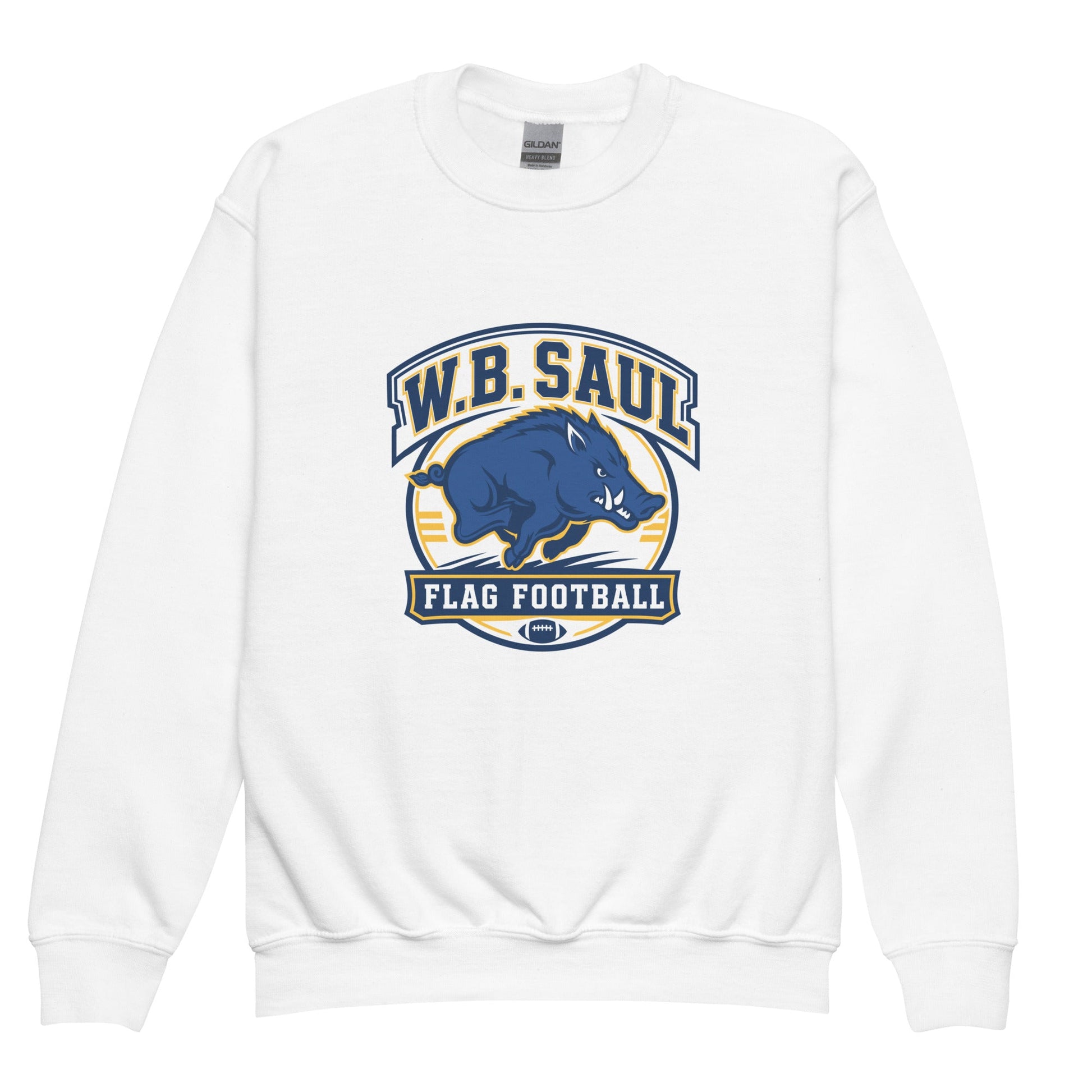 Classic | Youth Sweatshirt | W.B.Saul Razorbacks | Emblem Logo