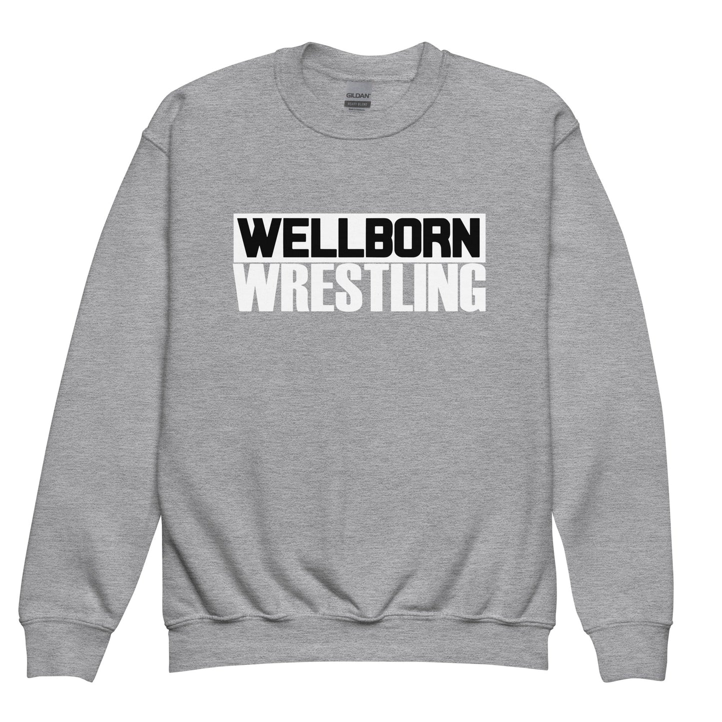 Classic | Youth Sweatshirt | Wellborn Youth Wrestling | Script Logo