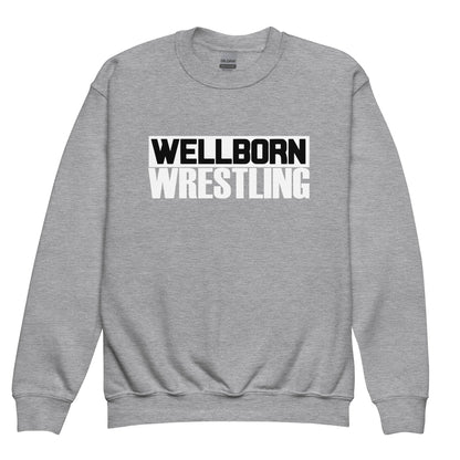 Classic | Youth Sweatshirt | Wellborn Youth Wrestling | Script Logo