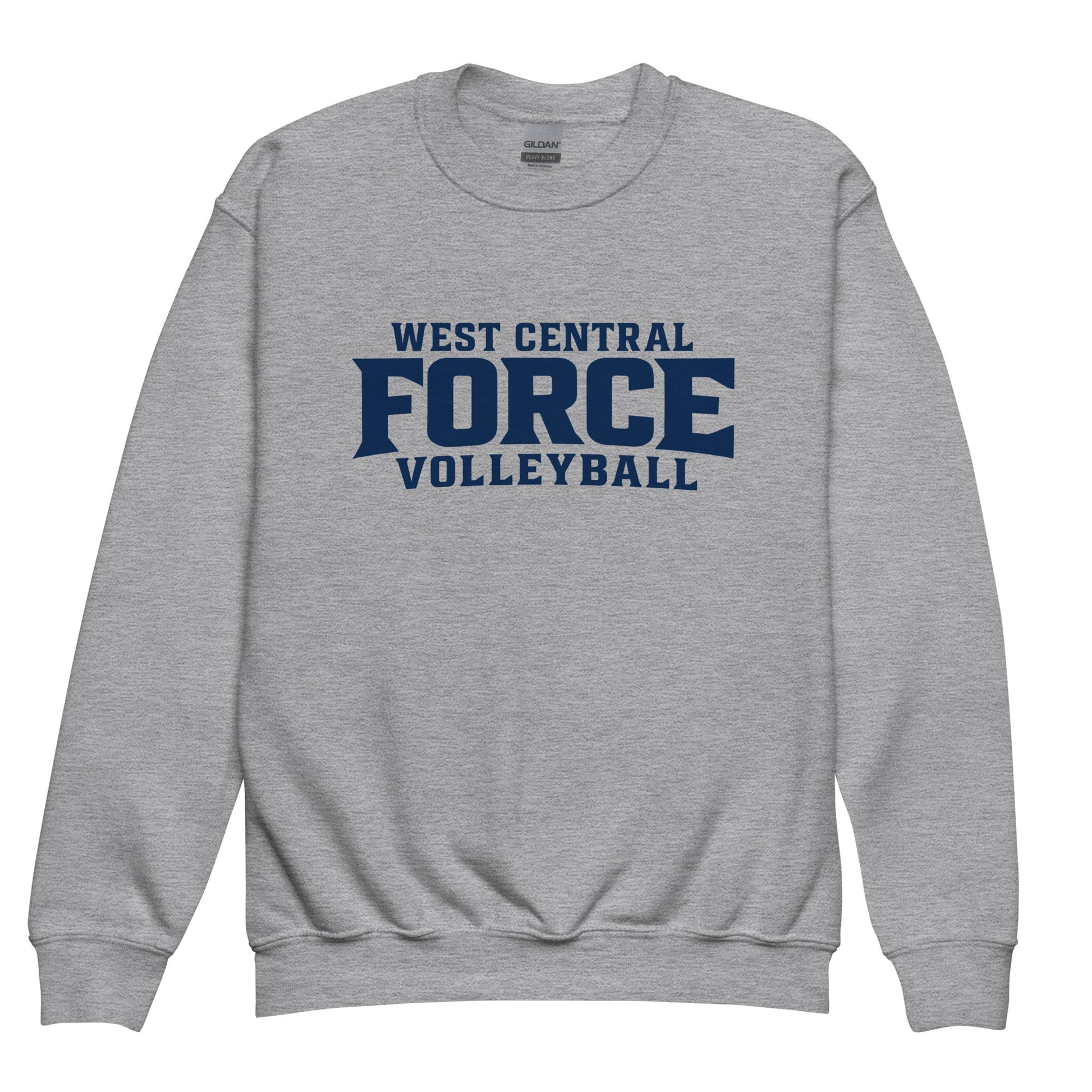 Classic | Youth Sweatshirt | West Central Force Volleyball | Blue Logo