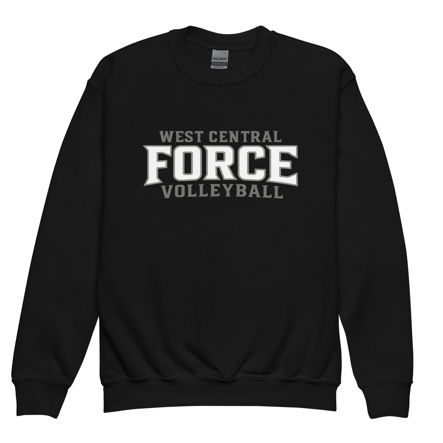 Classic | Youth Sweatshirt | West Central Force Volleyball | Grey Logo