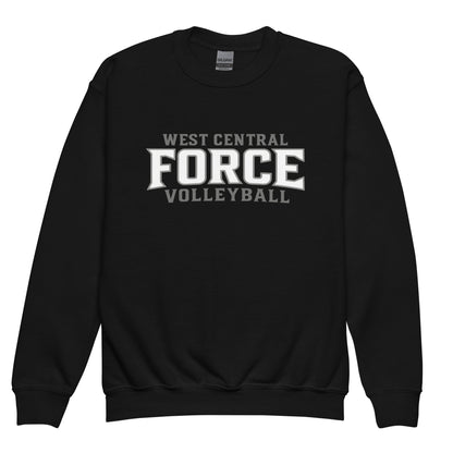 Classic | Youth Sweatshirt | West Central Force Volleyball | Grey Logo