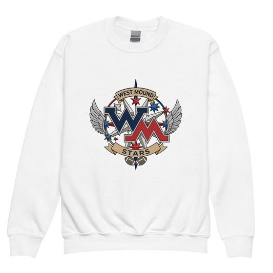 Classic | Youth Sweatshirt | West Mound Stars | Crest Logo
