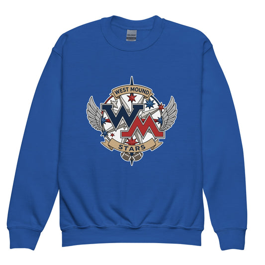 Classic | Youth Sweatshirt | West Mound Stars | Crest Logo