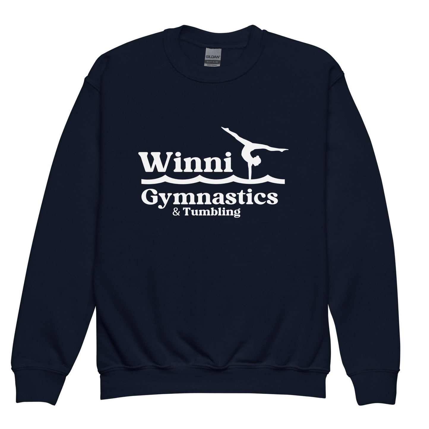 Classic | Youth Sweatshirt | Winni Gymnastics | Tumbling Logo