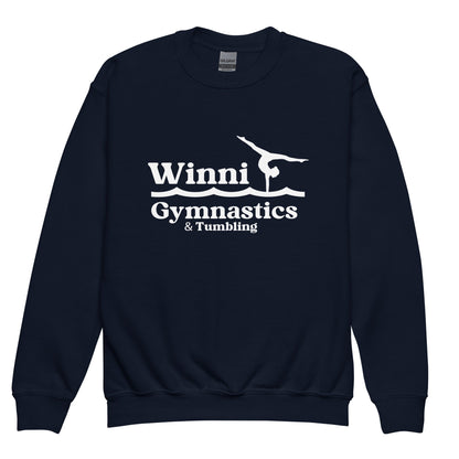 Classic | Youth Sweatshirt | Winni Gymnastics | Tumbling Logo