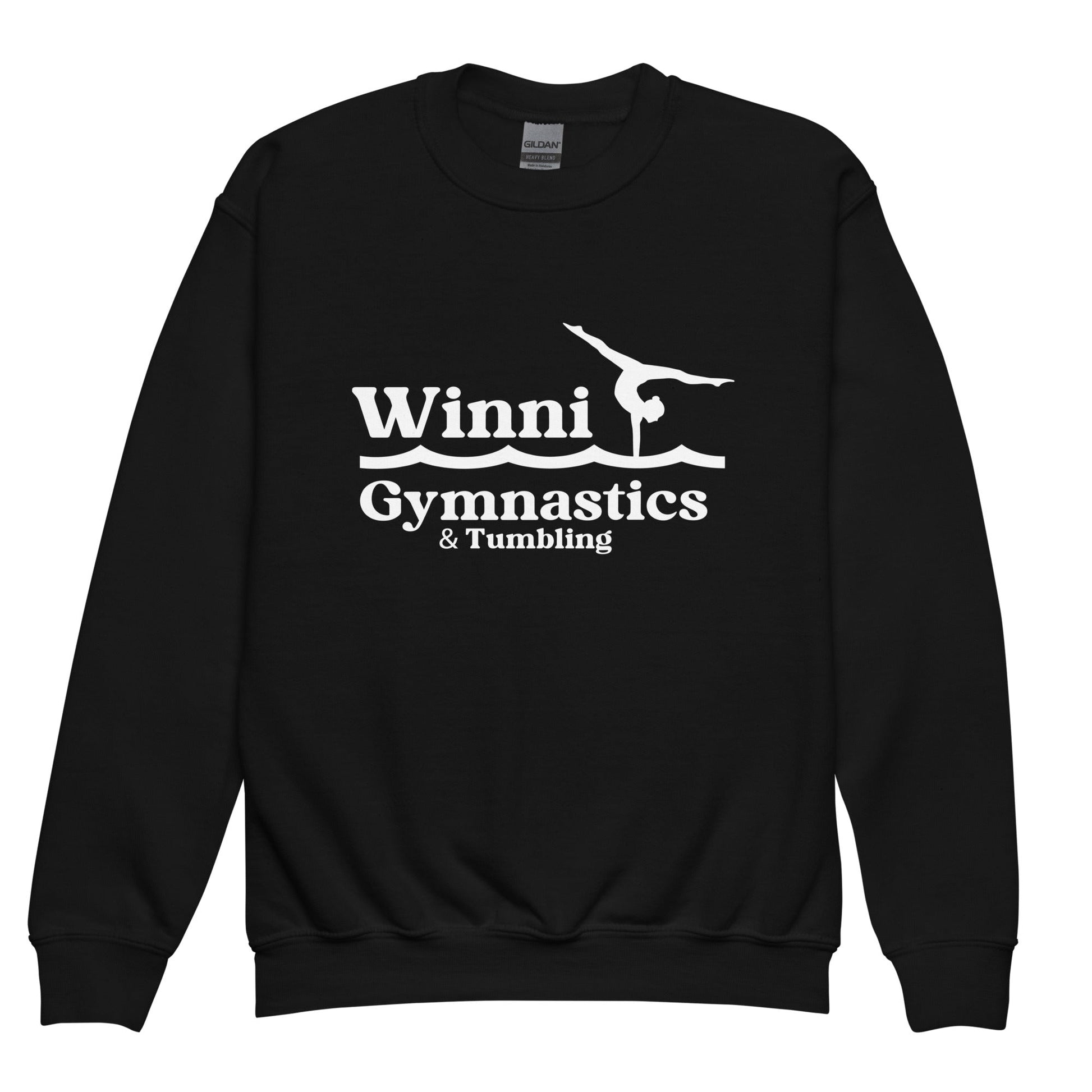 Classic | Youth Sweatshirt | Winni Gymnastics | Tumbling Logo