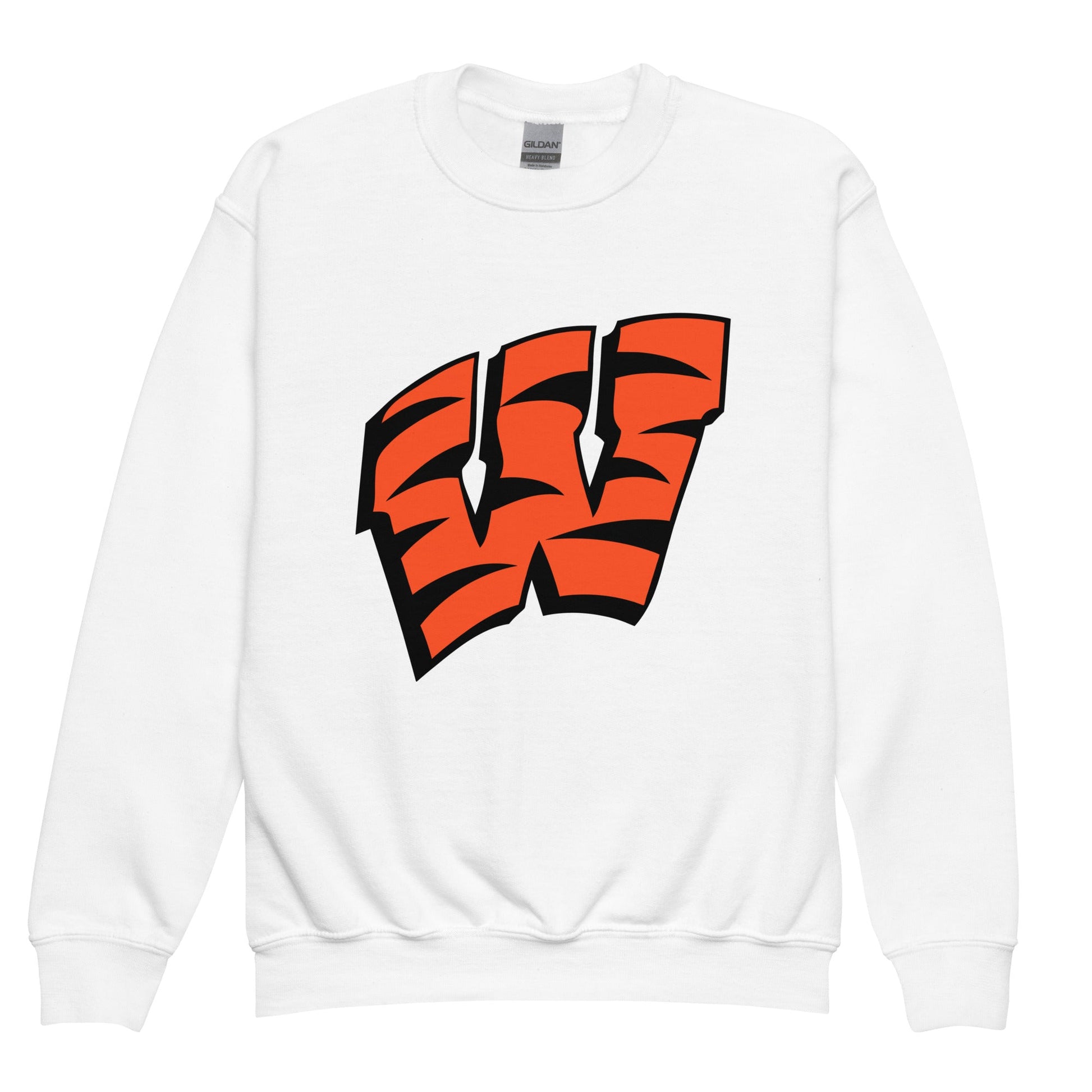 Classic | Youth Sweatshirt | Woodlake Boys Basketball | W Crest Logo