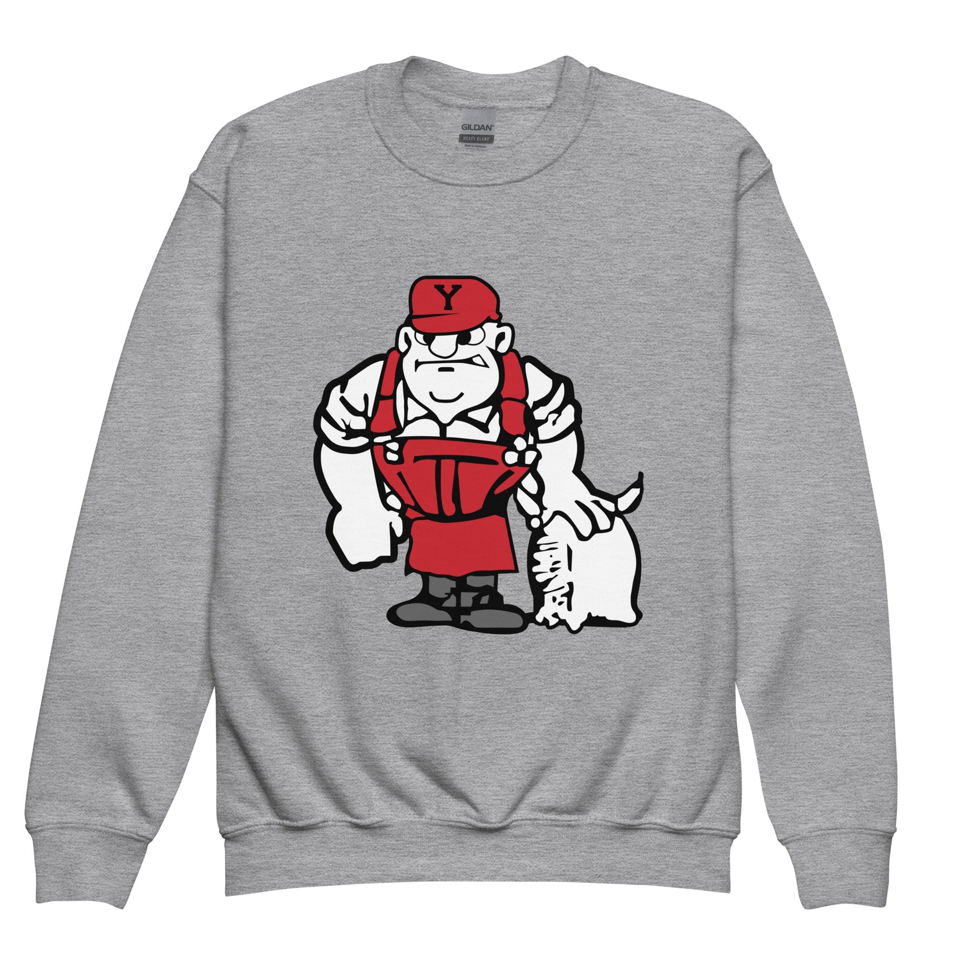 Classic | Youth Sweatshirt | Yukon Student Council | Mascot Logo