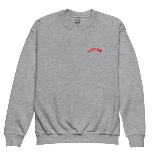 Classic | Youth Sweatshirt | Yukon Student Council | Script Logo