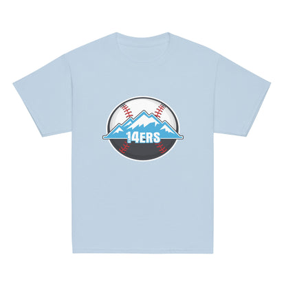Classic | Youth T Shirt | 14ers Baseball | Athletics Logo