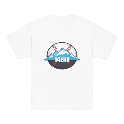 Classic | Youth T Shirt | 14ers Baseball | Athletics Logo