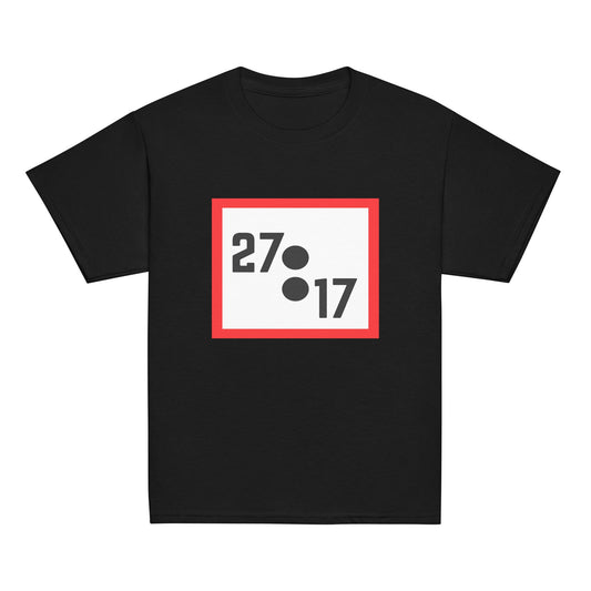 Classic | Youth T Shirt | 27:17 | Crest Logo