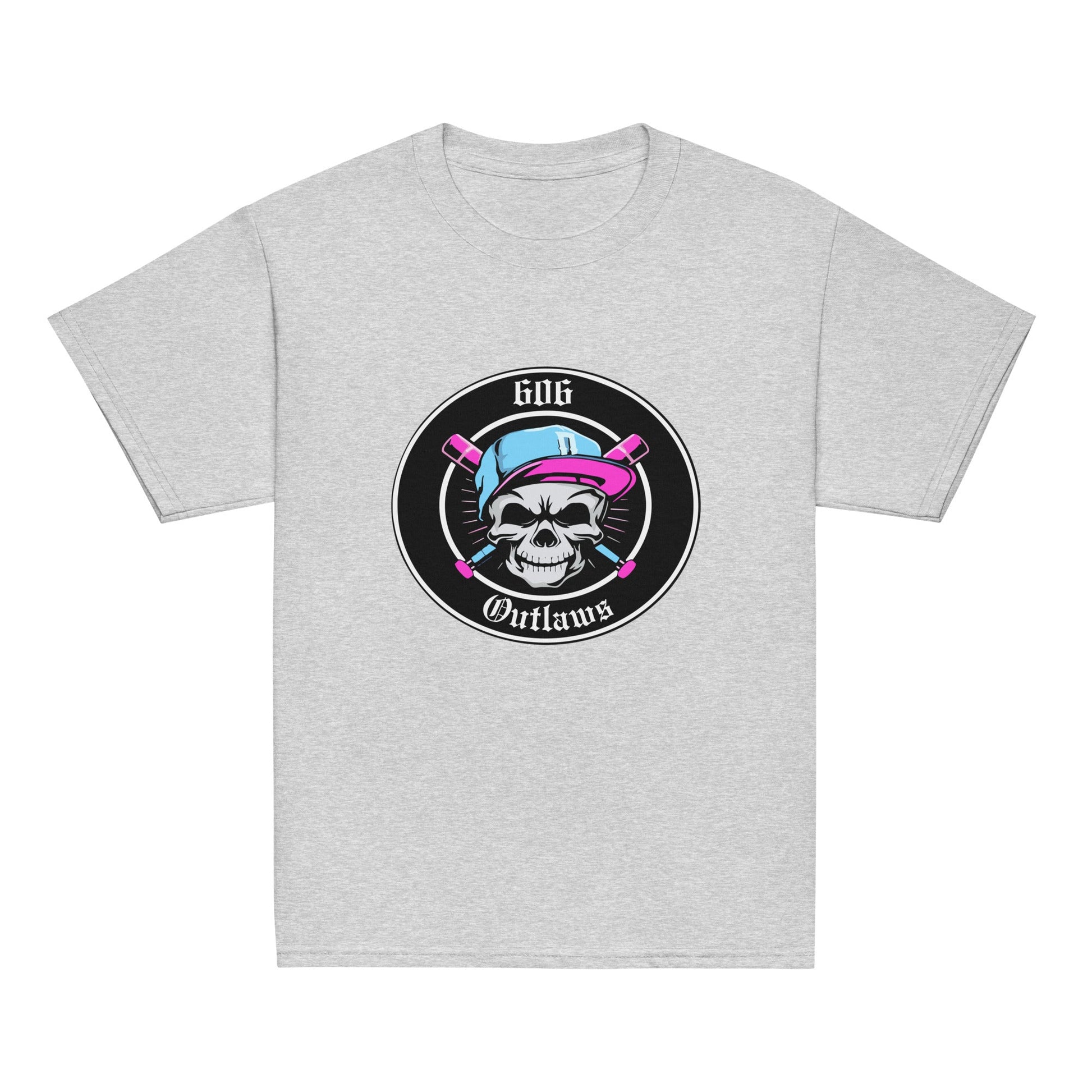 Classic | Youth T Shirt | 606 Outlaws Baseball | Badge Logo