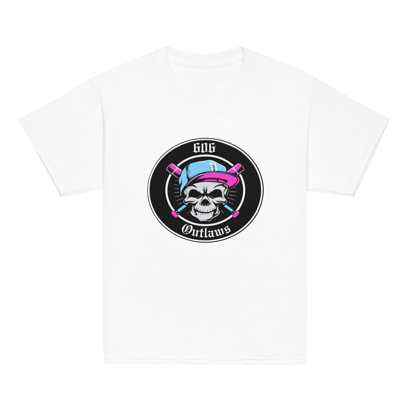Classic | Youth T Shirt | 606 Outlaws Baseball | Badge Logo