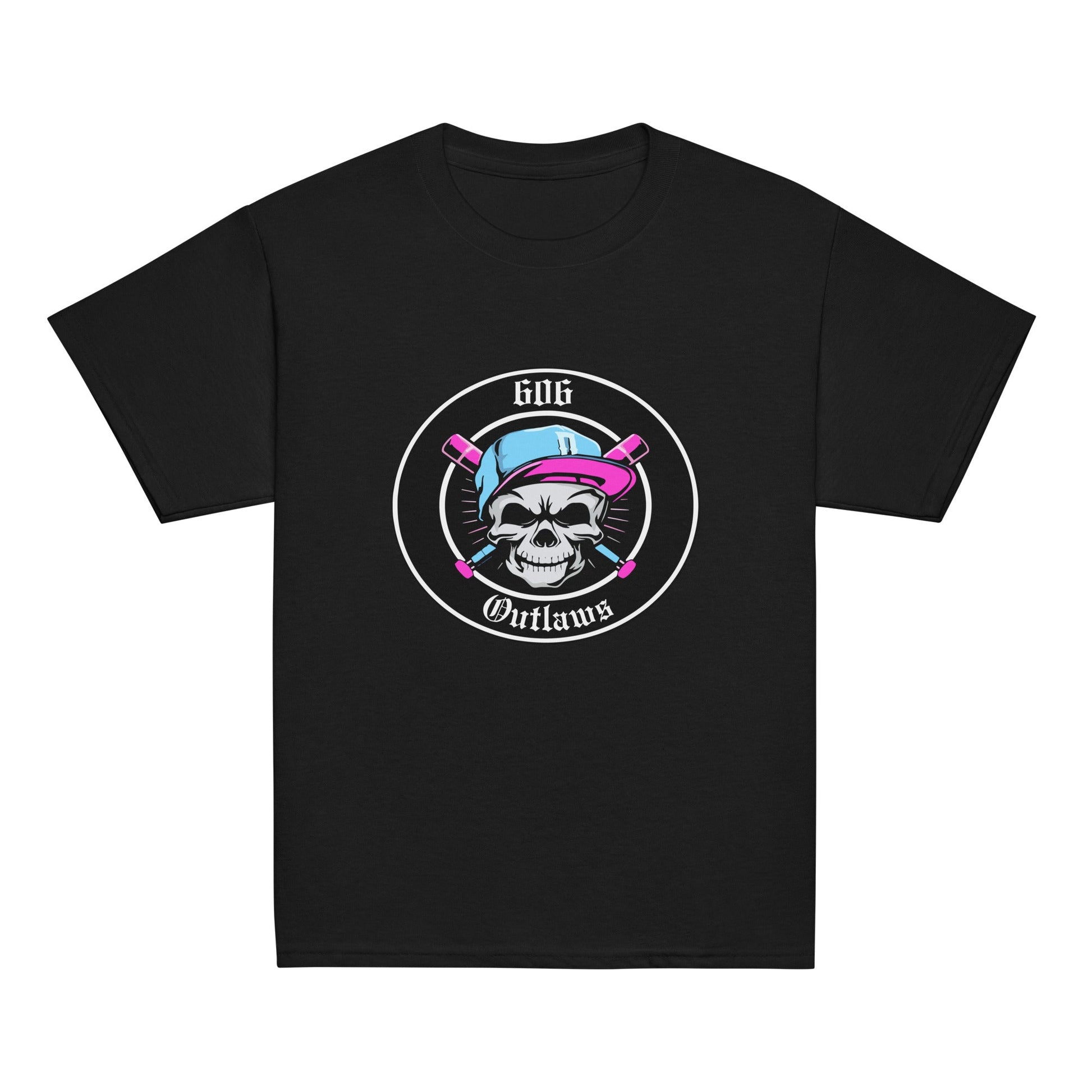 Classic | Youth T Shirt | 606 Outlaws Baseball | Badge Logo