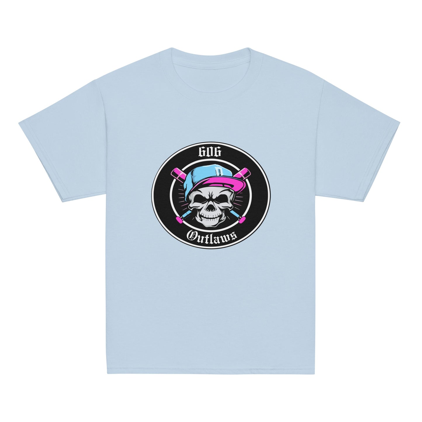 Classic | Youth T Shirt | 606 Outlaws Baseball | Badge Logo