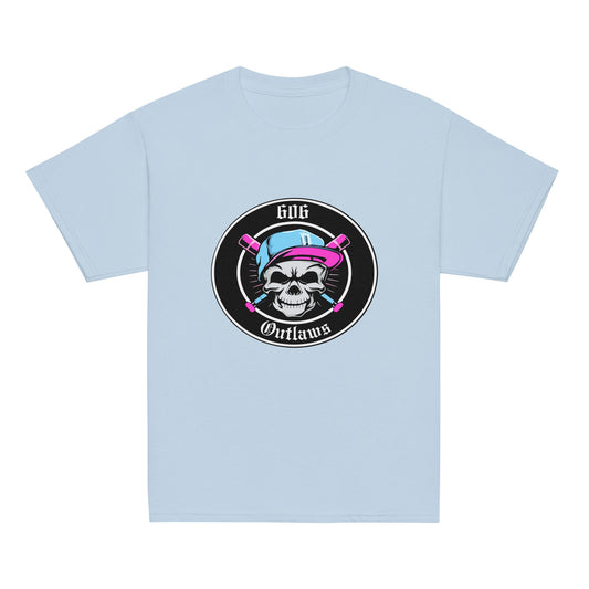 Classic | Youth T Shirt | 606 Outlaws Baseball | Badge Logo
