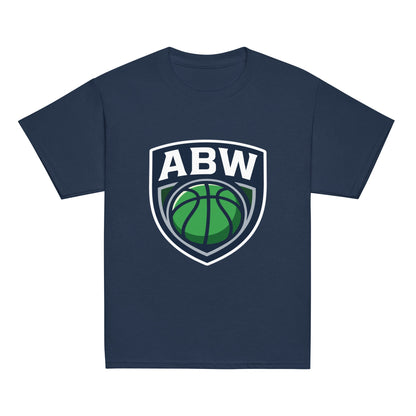 Classic | Youth T Shirt | A Better Way Basketball Program | Shield Logo