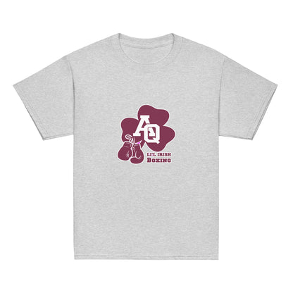 Classic | Youth T Shirt | Aquinas Li’l Irish Boxing | AQ Shamrock Logo