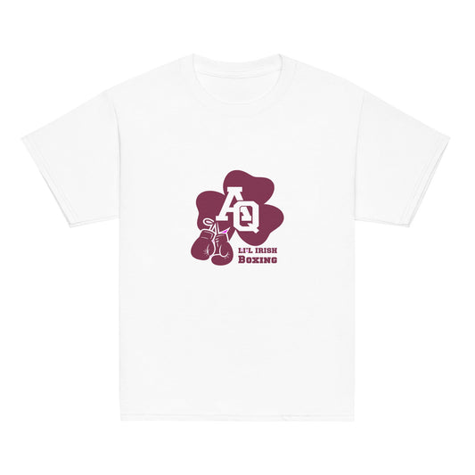 Classic | Youth T Shirt | Aquinas Li’l Irish Boxing | AQ Shamrock Logo