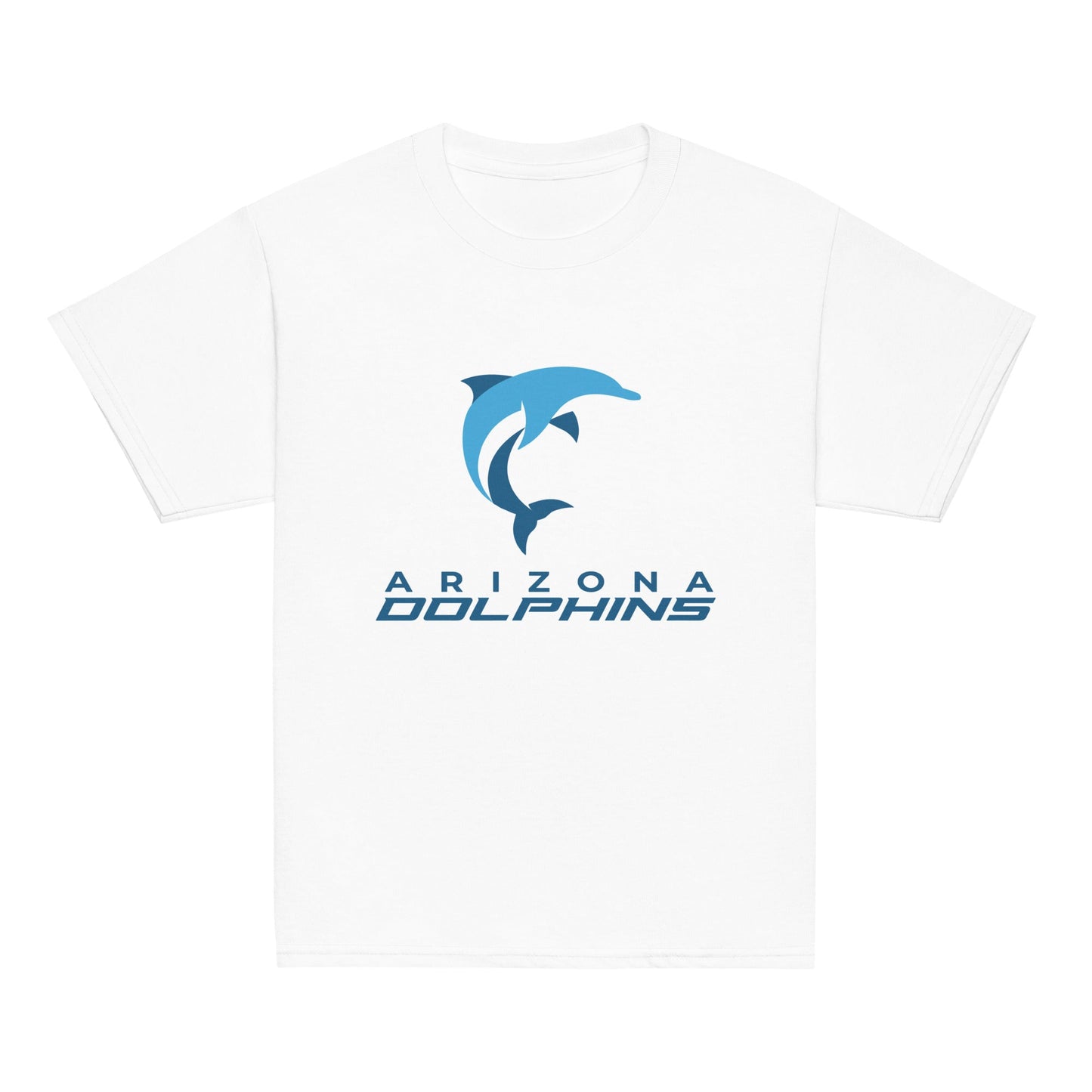 Classic | Youth T Shirt | Arizona Dolphins Swim Team | Wave Athletic Logo