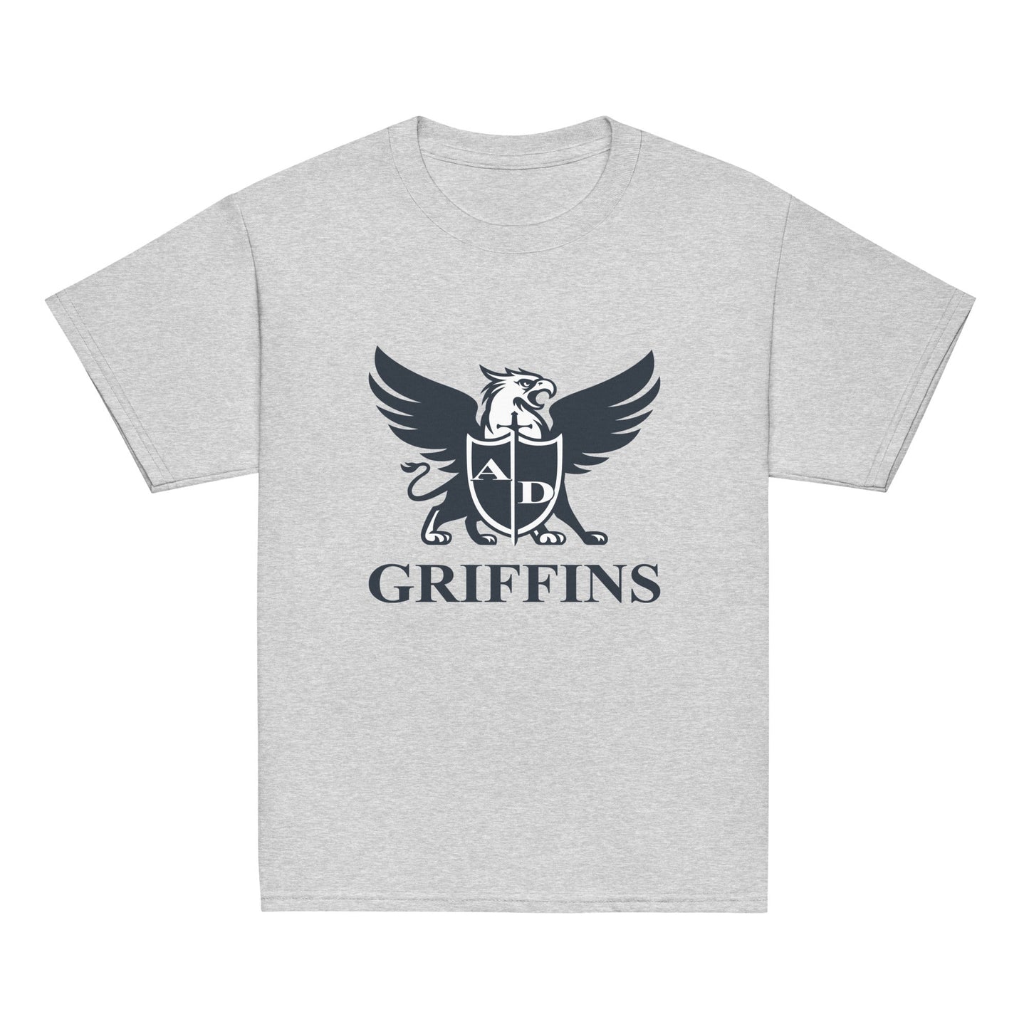 Classic | Youth T Shirt | Arma Dei Academy Basketball | Griffin Logo