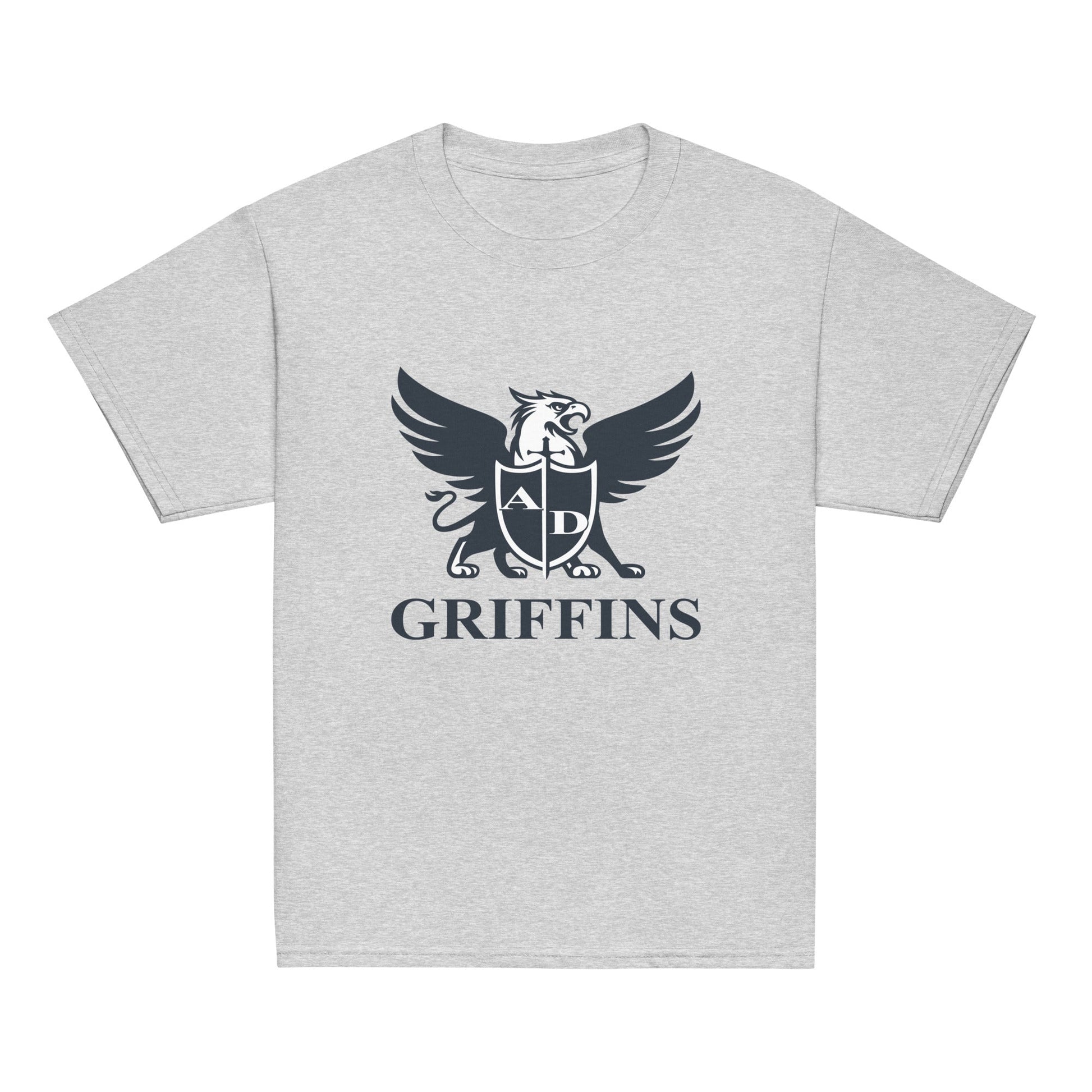Classic | Youth T Shirt | Arma Dei Academy Basketball | Griffin Logo