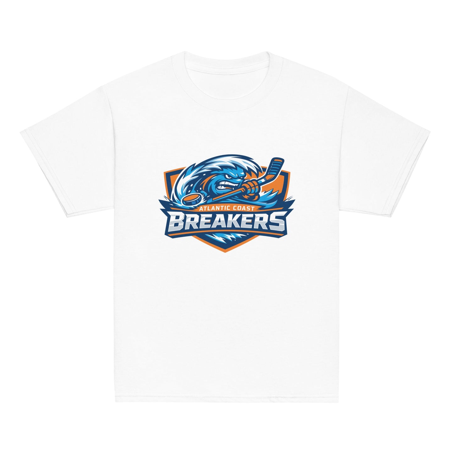 Classic | Youth T Shirt | Atlantic Coast Breakers Hockey | Mascot Shield Logo