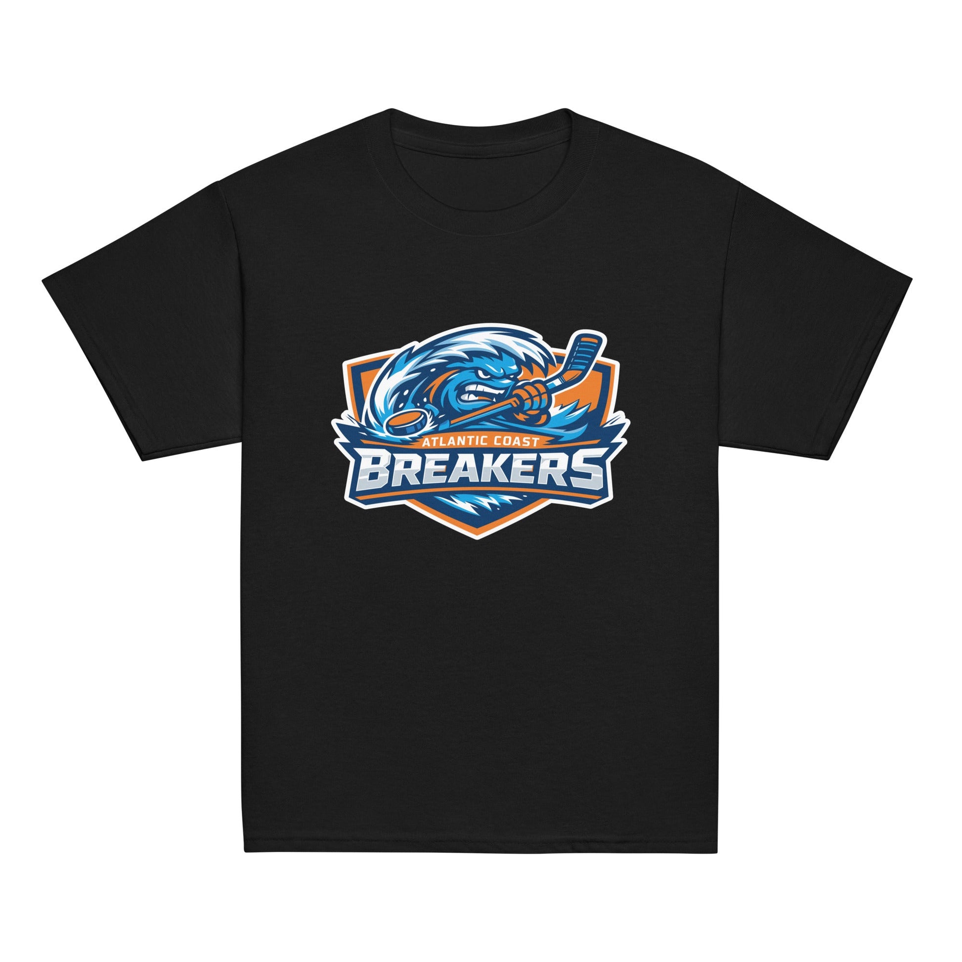 Classic | Youth T Shirt | Atlantic Coast Breakers Hockey | Mascot Shield Logo