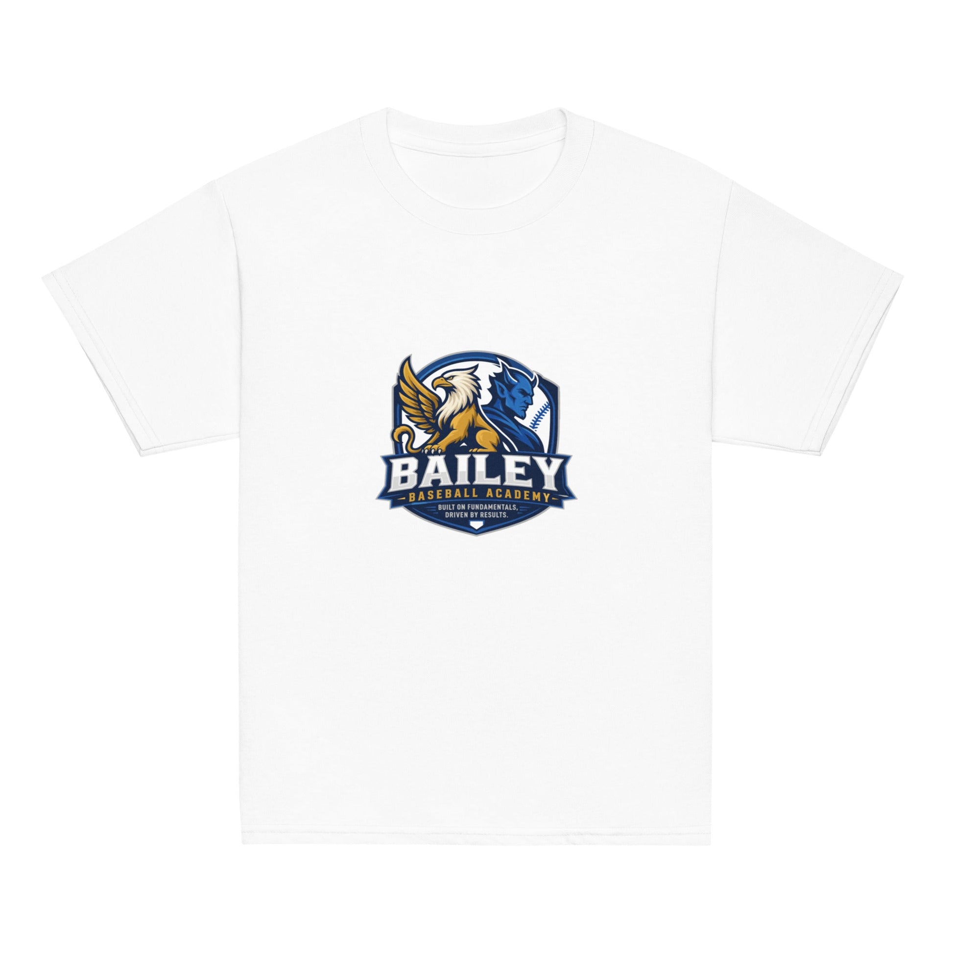 Classic | Youth T Shirt | Bailey Baseball Academy | Shield Logo