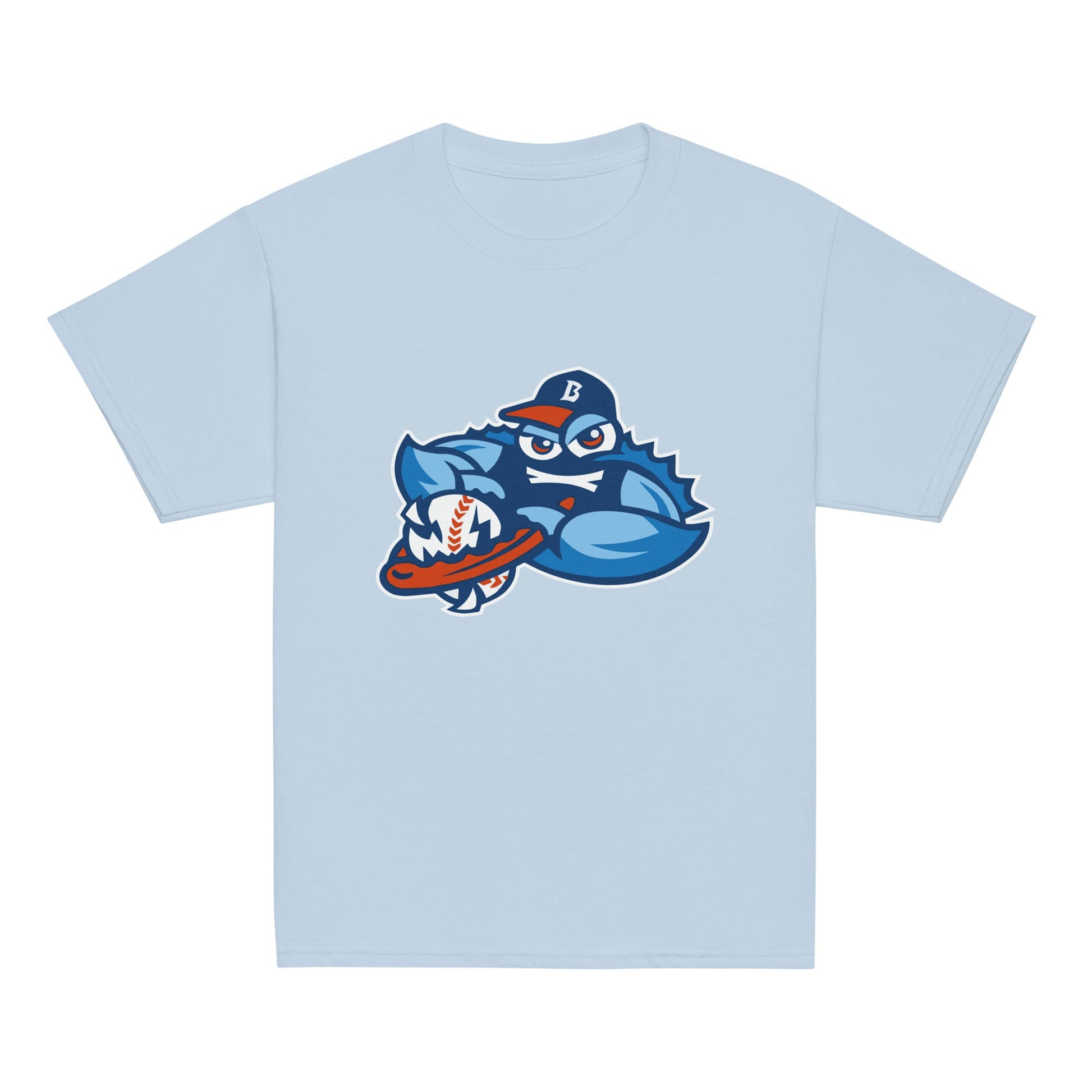 Classic | Youth T Shirt | Bellport BlueClaws | Mascot Logo