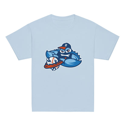 Classic | Youth T Shirt | Bellport BlueClaws | Mascot Logo
