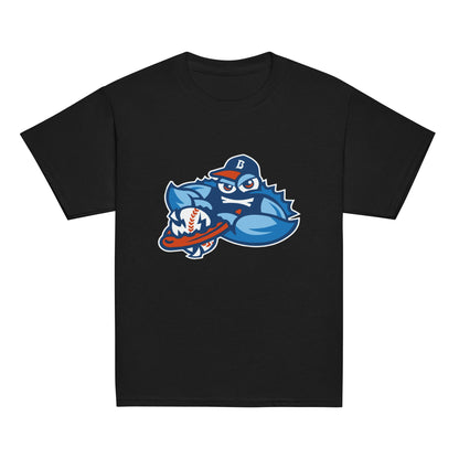 Classic | Youth T Shirt | Bellport BlueClaws | Mascot Logo