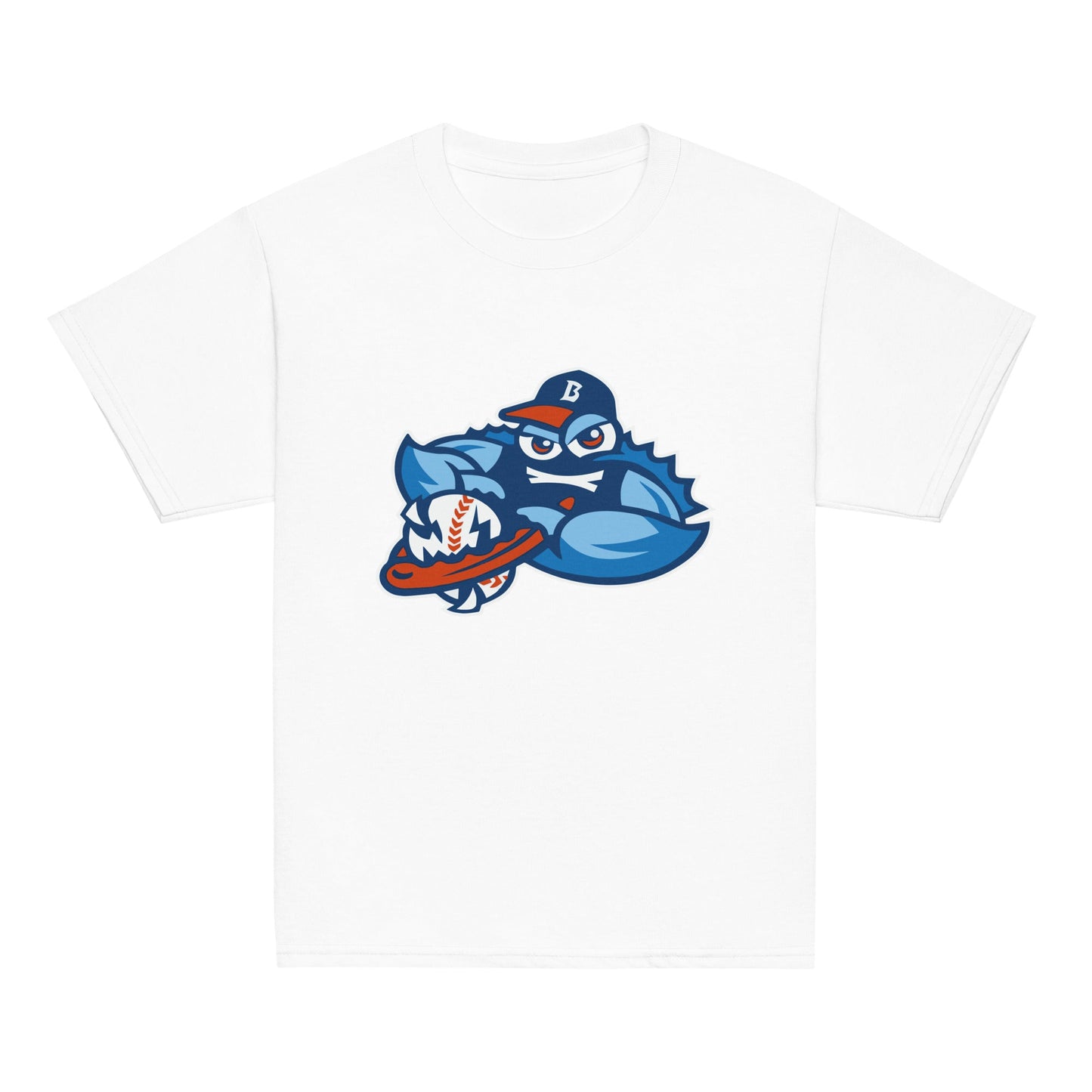 Classic | Youth T Shirt | Bellport BlueClaws | Mascot Logo