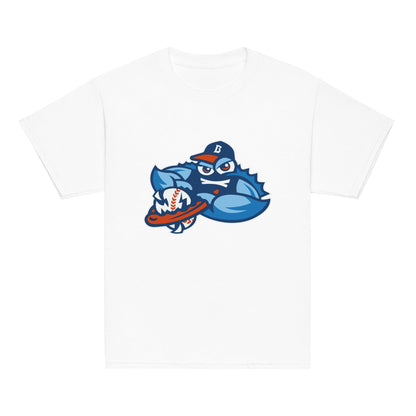 Classic | Youth T Shirt | Bellport BlueClaws | Mascot Logo
