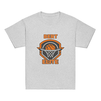 Classic | Youth T Shirt | Bert Elite AAU | Hoop Badge Logo