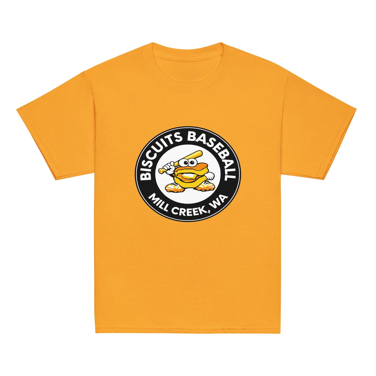 Classic | Youth T Shirt | Biscuits Baseball MCLL | Mascot Logo