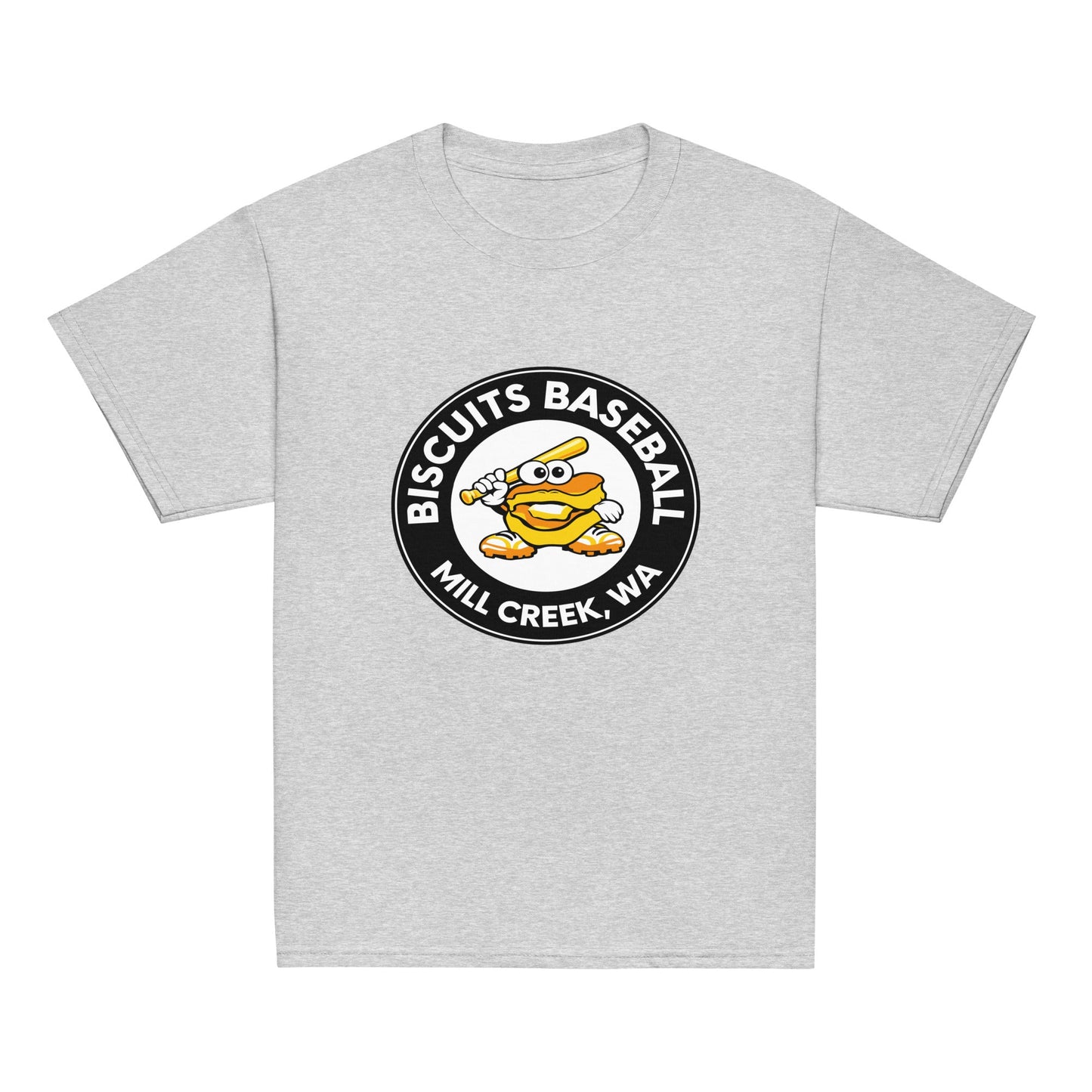 Classic | Youth T Shirt | Biscuits Baseball MCLL | Mascot Logo