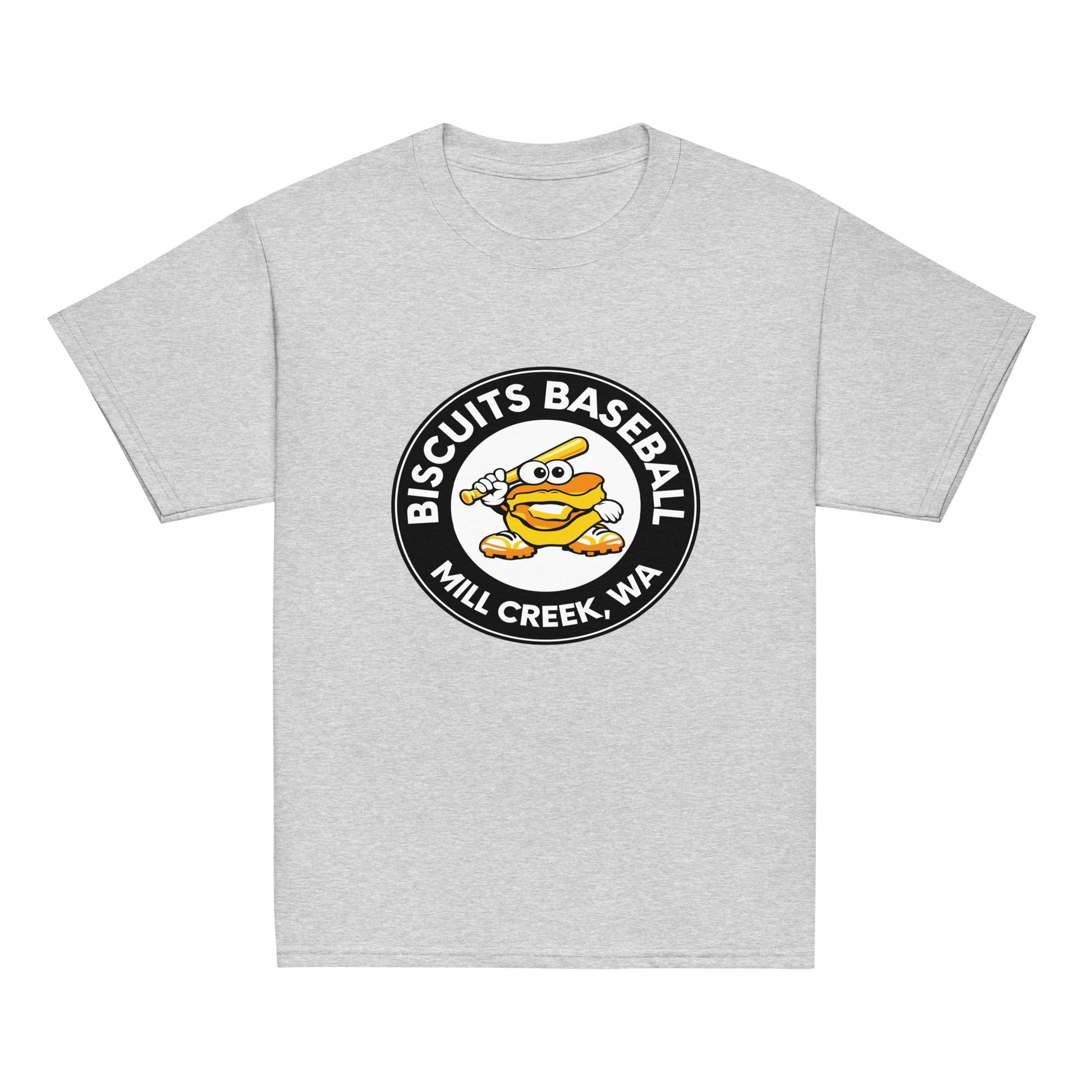 Classic | Youth T Shirt | Biscuits Baseball MCLL | Mascot Logo