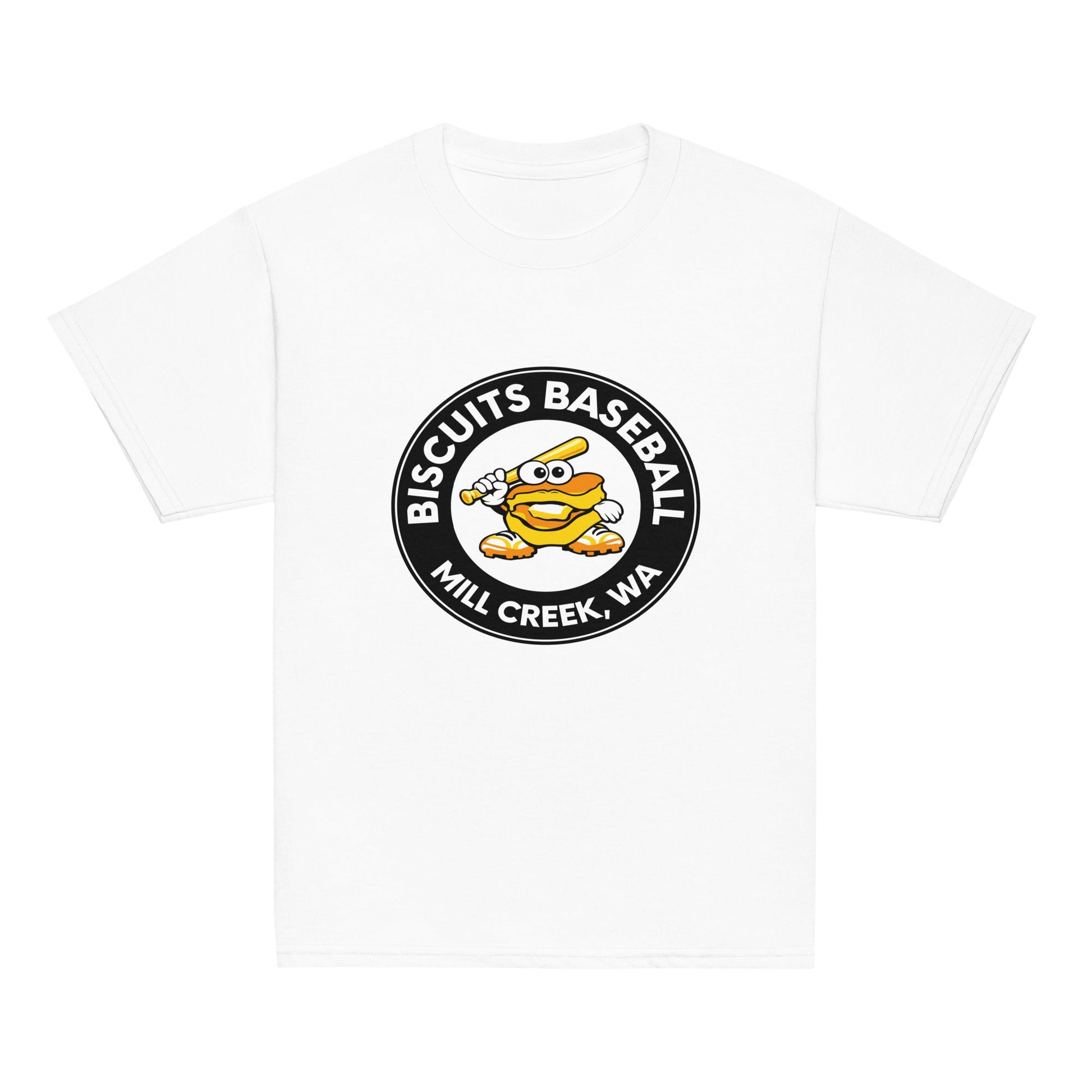 Classic | Youth T Shirt | Biscuits Baseball MCLL | Mascot Logo