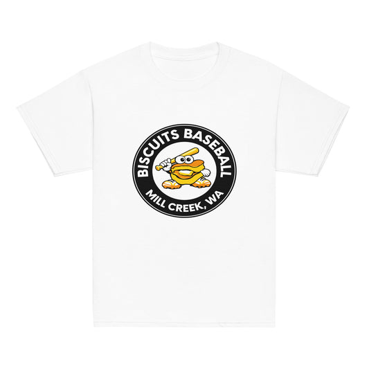 Classic | Youth T Shirt | Biscuits Baseball MCLL | Mascot Logo