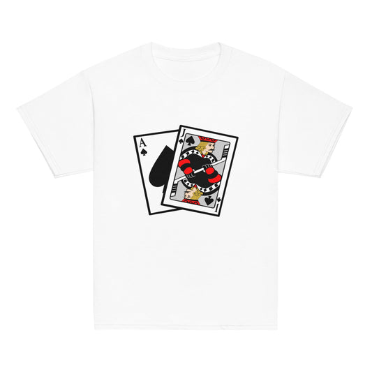 Classic | Youth T Shirt | Blackjack’s Roller Hockey | Royal Spade Crest Logo