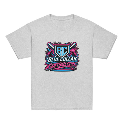 Classic | Youth T Shirt | Blue Collar Softball 2034 | Athletics Logo