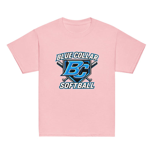 Classic | Youth T Shirt | Blue Collar Softball 2034 | Shield Logo