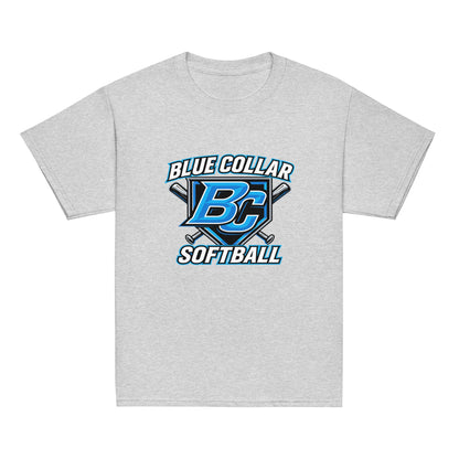 Classic | Youth T Shirt | Blue Collar Softball 2034 | Shield Logo