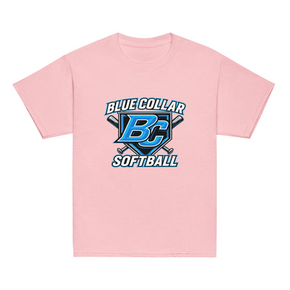 Classic | Youth T Shirt | Blue Collar Softball 2034 | Shield Logo